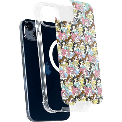 Disney Princess Disney Princesses Pattern iPhone 15 Plus MagSafe Case