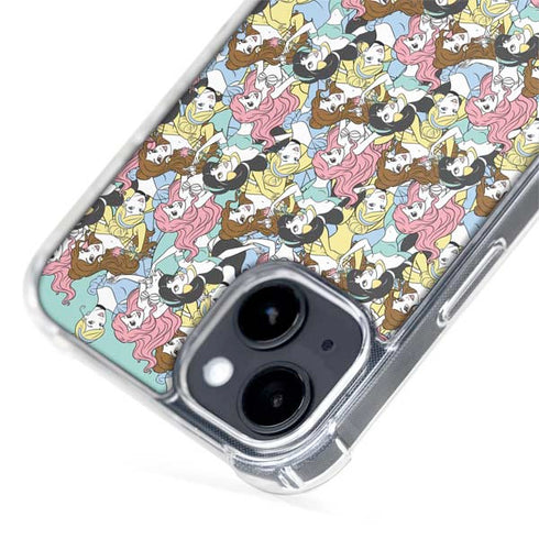 Disney Princess Disney Princesses Pattern iPhone 15 Plus MagSafe Case