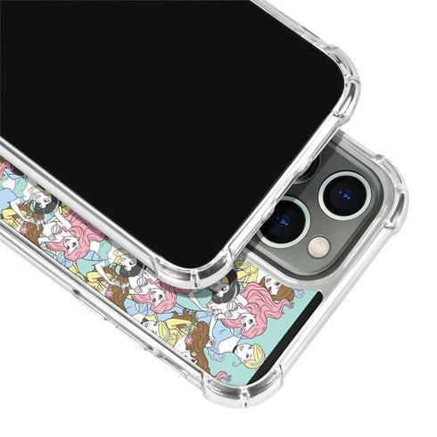 Disney Princess Disney Princesses Pattern iPhone 15 Pro Clear Case