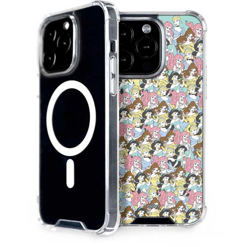 Disney Princess Disney Princesses Pattern iPhone 14 Pro MagSafe Case