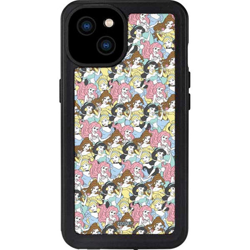 Disney Princess Disney Princesses Pattern iPhone 15 Plus Waterproof Case