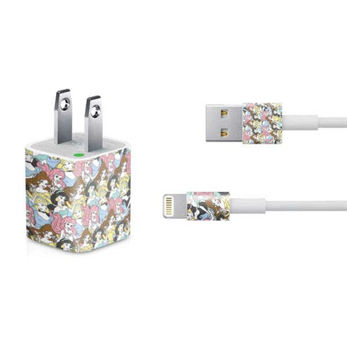 Disney Princess Disney Princesses Pattern iPhone Charger (5W USB) Skin