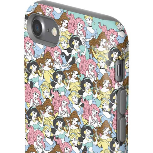 Disney Princess Disney Princesses Pattern iPhone SE (2nd & 3rd Gen) Pro Case