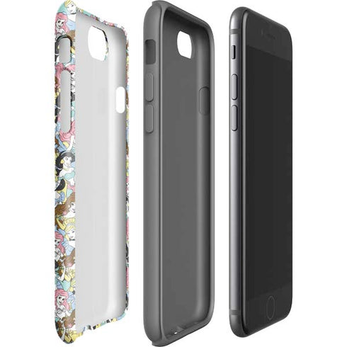 Disney Princess Disney Princesses Pattern iPhone SE (2nd & 3rd Gen) Pro Case
