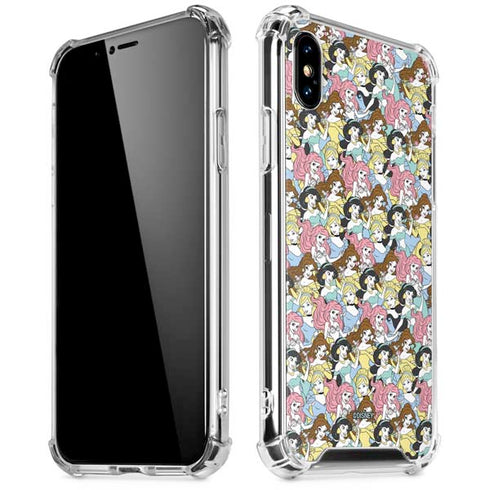 Disney Princess Disney Princesses Pattern iPhone XS Max Clear Case