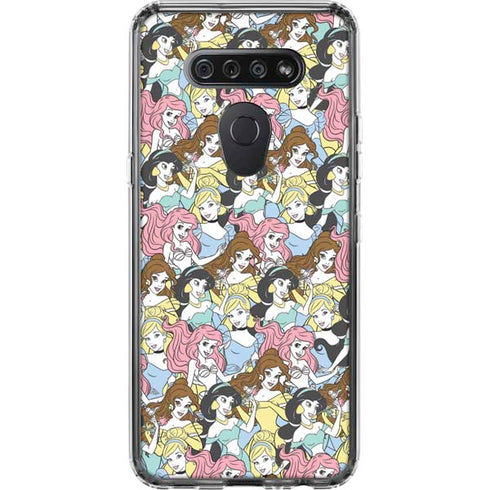Disney Princess Disney Princesses Pattern LG K51/Q51 Clear Case