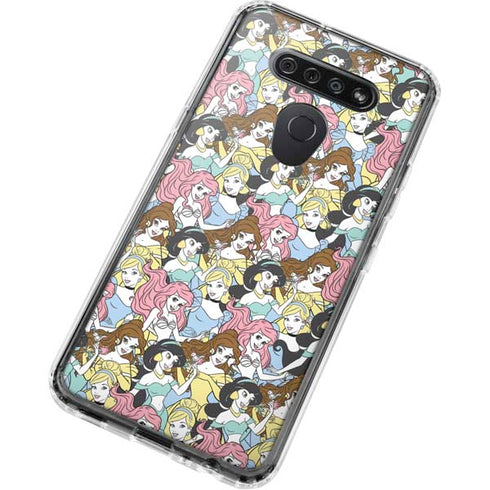 Disney Princess Disney Princesses Pattern LG K51/Q51 Clear Case
