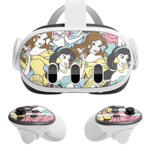 Disney Princess Disney Princesses Pattern Meta Quest 3 Skin