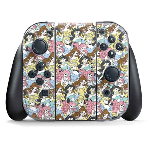 Disney Princess Disney Princesses Pattern Nintendo Switch (2017-2021) Joy-Con Controller Skin
