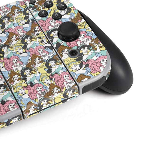 Disney Princess Disney Princesses Pattern Nintendo Switch OLED (2021) Skin