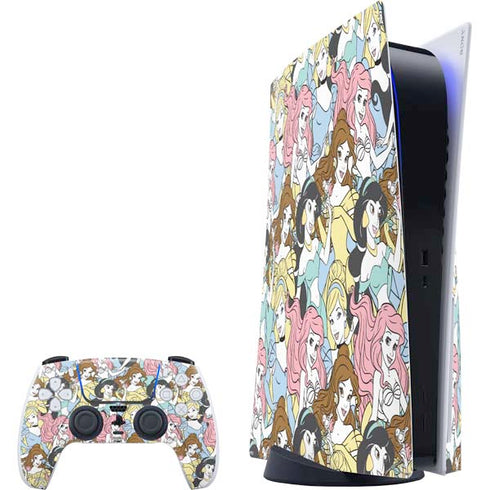 Disney Princess Disney Princesses Pattern PS5 Bundle Skin