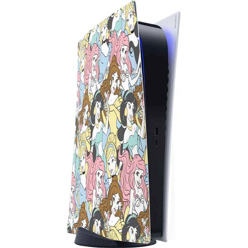 Disney Princess Disney Princesses Pattern PS5 Digital Edition Console Skin