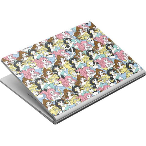 Disney Princess Disney Princesses Pattern Surface Book Skin