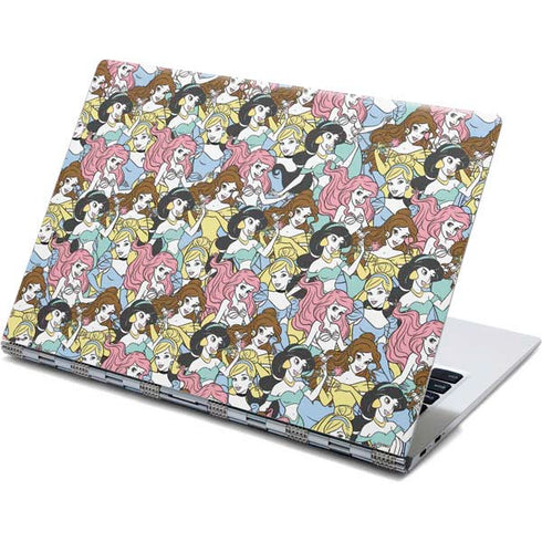 Disney Princess Disney Princesses Pattern Yoga 910 2-in-1 14in Touch-Screen Skin