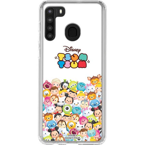 Disney Tsum Tsum Art Galaxy A21 Clear Case