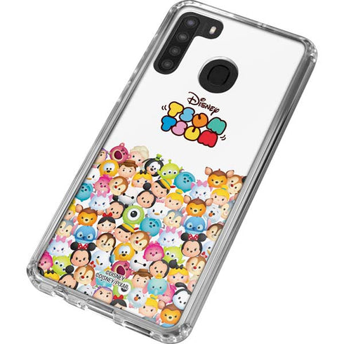 Disney Tsum Tsum Art Galaxy A21 Clear Case