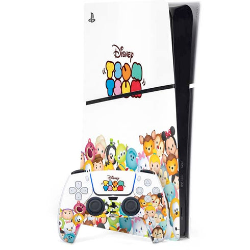 Disney Tsum Tsum Art PS5 Slim Digital Edition Bundle Skin
