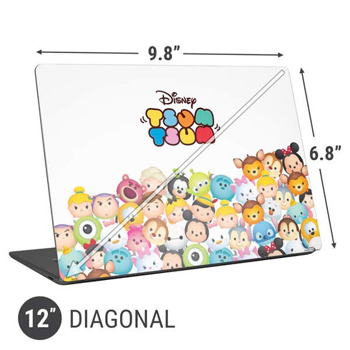 Disney Tsum Tsum Art Universal Laptop 12in (9.8 x 6.8in) Skin