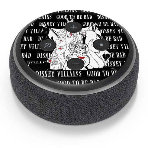 Disney Villains Characters Art Amazon Echo Dot Skin