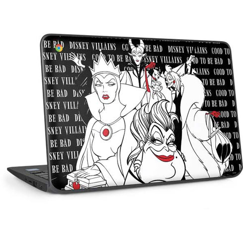 Disney Villains Characters Art HP Chromebook Skin