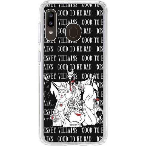 Disney Villains Characters Art Galaxy A20 Clear Case