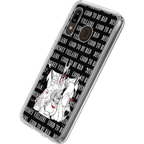 Disney Villains Characters Art Galaxy A20 Clear Case