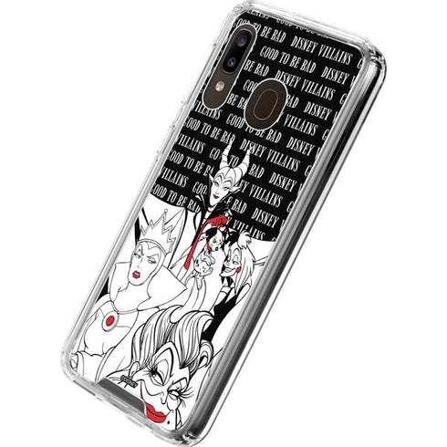 Disney Villains Characters Art Galaxy A30 Clear Case