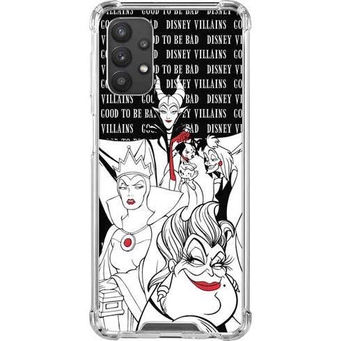 Disney Villains Characters Art Galaxy A32 5G Clear Case