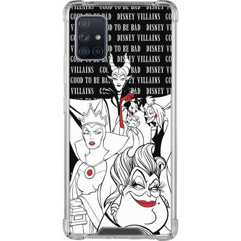 Disney Villains Characters Art Galaxy A51 5G Clear Case
