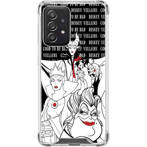 Disney Villains Characters Art Galaxy A52 5G Clear Case