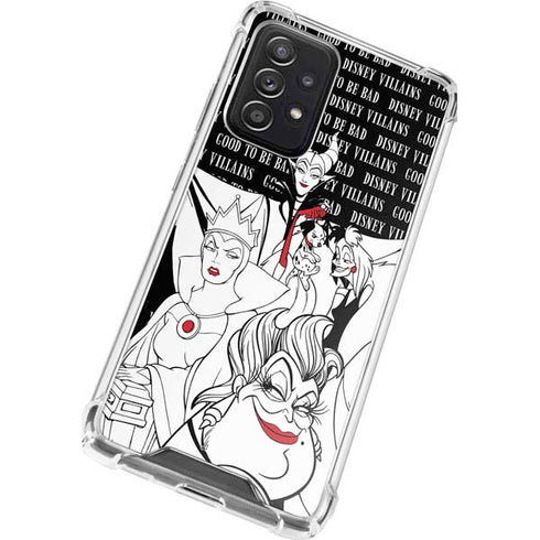 Disney Villains Characters Art Galaxy A52 5G Clear Case