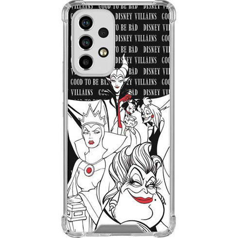 Disney Villains Characters Art Galaxy A53 5G Clear Case