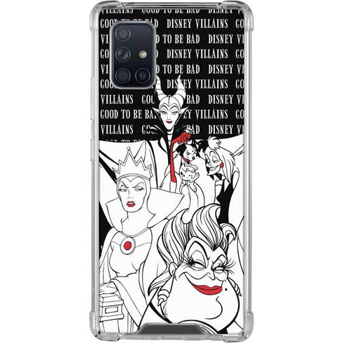 Disney Villains Characters Art Galaxy A71 5G Clear Case
