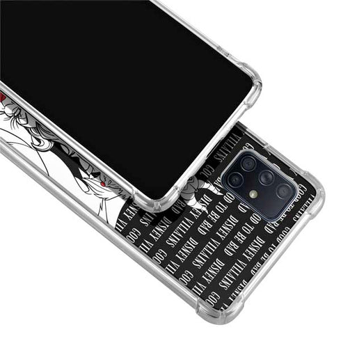 Disney Villains Characters Art Galaxy A71 5G Clear Case