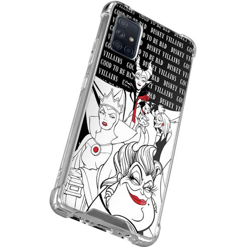 Disney Villains Characters Art Galaxy A71 5G Clear Case