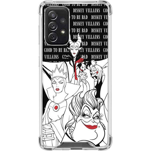 Disney Villains Characters Art Galaxy A72 5G Clear Case