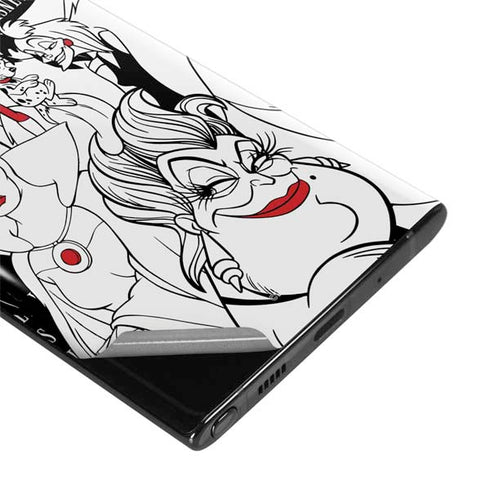 Disney Villains Characters Art Galaxy Note 10 Plus Skin