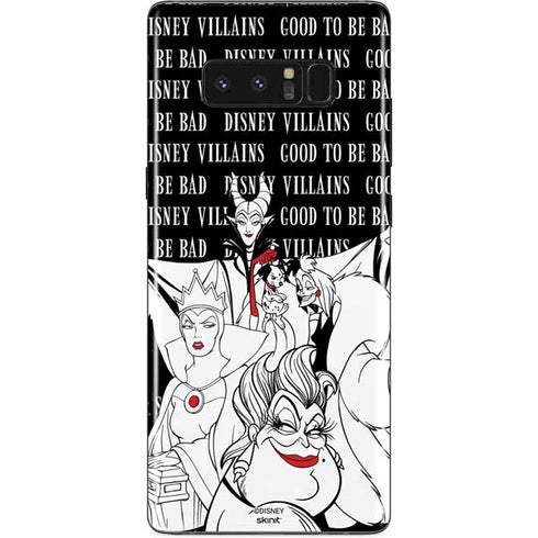 Disney Villains Characters Art Galaxy Note 8 Skin