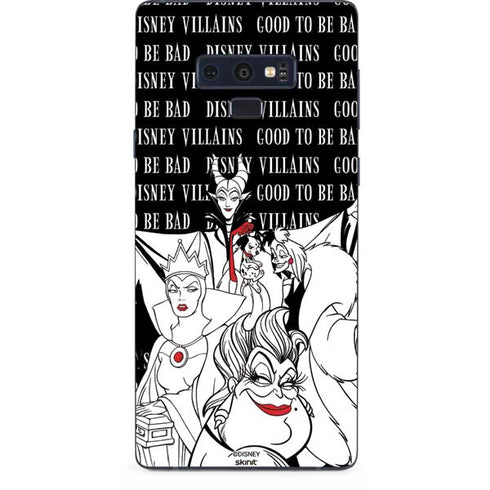 Disney Villains Characters Art Galaxy Note 9 Skin