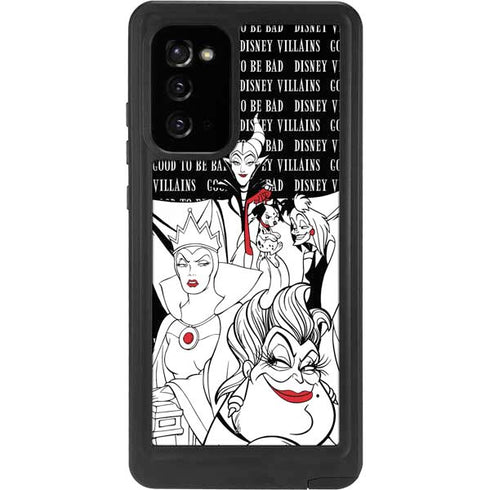 Disney Villains Characters Art Galaxy Note20 5G Waterproof Case
