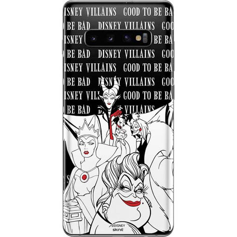 Disney Villains Characters Art Galaxy S10 Plus Skin