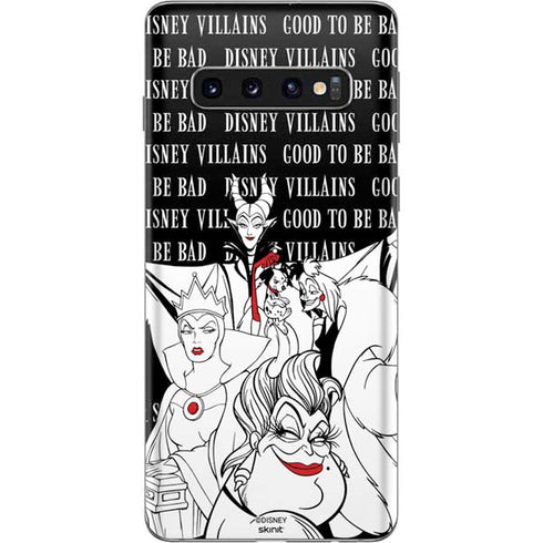 Disney Villains Characters Art Galaxy S10 Skin