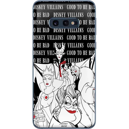 Disney Villains Characters Art Galaxy S10e Skin