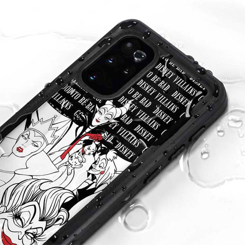 Disney Villains Characters Art Galaxy S20 Plus Waterproof Case