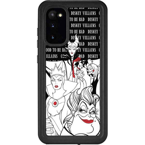 Disney Villains Characters Art Galaxy S20 Waterproof Case