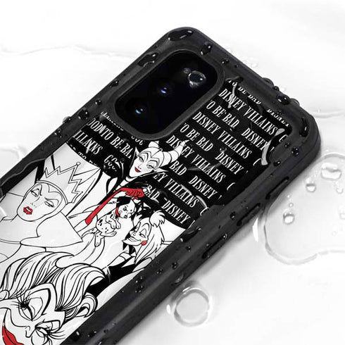 Disney Villains Characters Art Galaxy S20 Waterproof Case