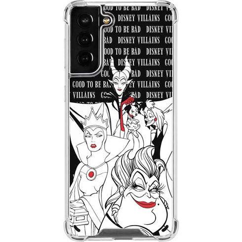 Disney Villains Characters Art Galaxy S21 Plus 5G Clear Case