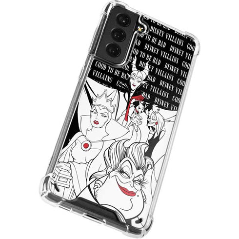 Disney Villains Characters Art Galaxy S21 Plus 5G Clear Case