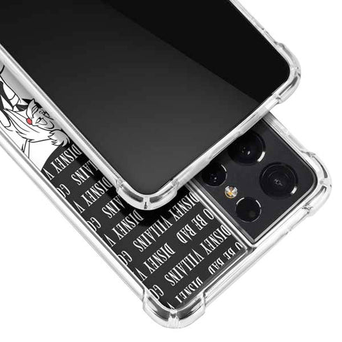 Disney Villains Characters Art Galaxy S21 Ultra 5G Clear Case