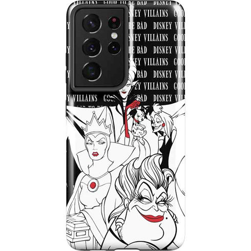 Disney Villains Characters Art Galaxy S21 Ultra 5G Pro Case